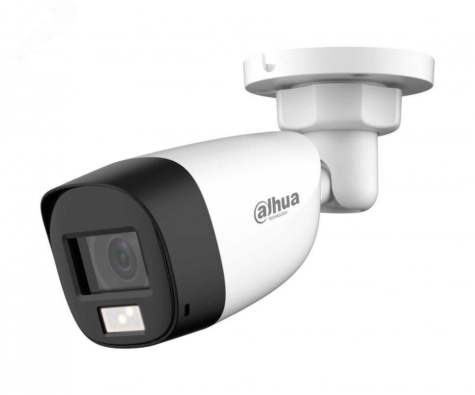 Видеокамера аналоговая 2Мп цилиндрическая уличная ИК-20м LED-20м IP67 (3.6мм) DH-HAC-HFW1200CLP-IL-A-0360B-S6 Dahua