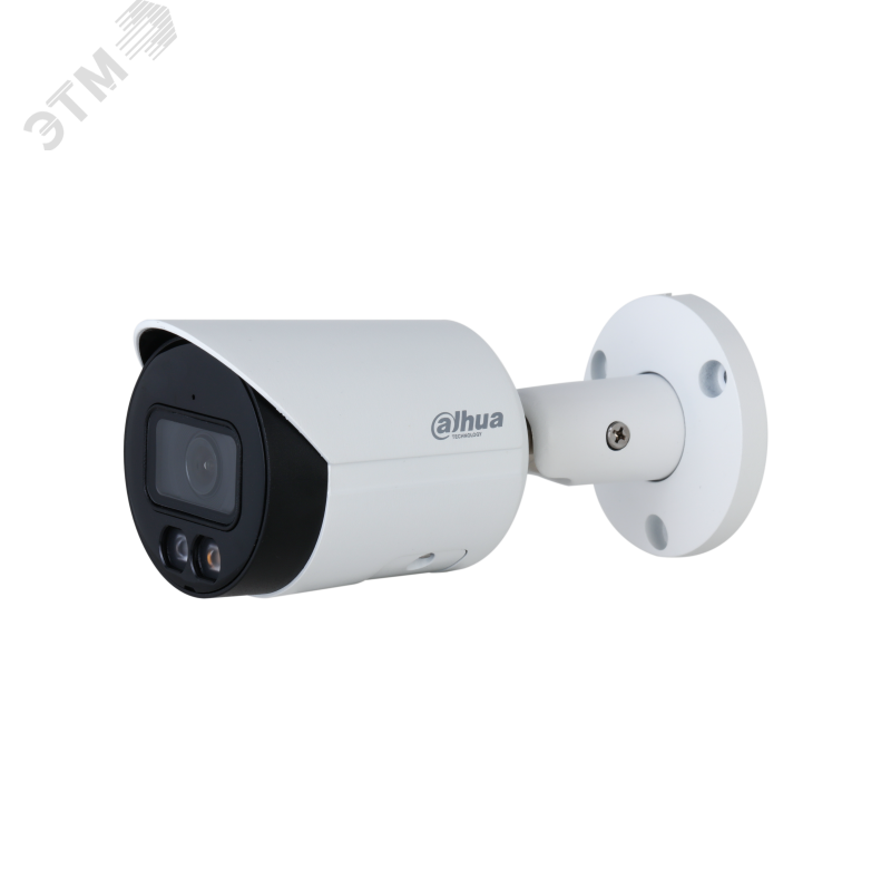 Видеокамера IP 4Мп цилиндрическая уличная ИК-30м LED-30м c PoE IP67 (2.8мм) DH-IPC-HFW2449SP-S-IL-0280B Dahua - превью