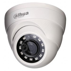Видеокамера HDCVI 2Mп купольная уличная c ИК-подсветкой до 30м (2.8мм) Dahua