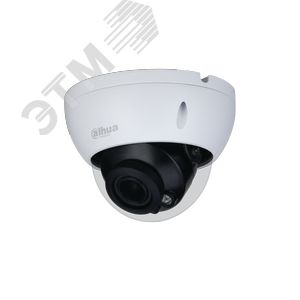 Видеокамера HDCVI 5Мп купольная с ИК-подсветкой до30м IP67 IK10 (2.7-12мм) DH-HAC-HDBW1500RP-Z Dahua