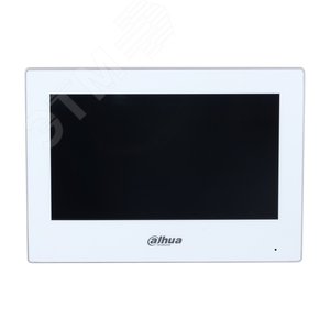 Изображение товара Видеодомофон IP сенсорный 7' цветной экран с разрешением 1024х600, 4-проводной, белый (шт)