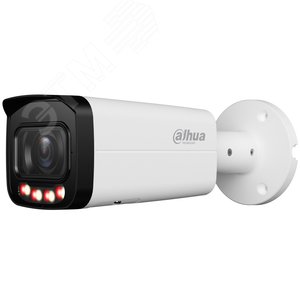 Изображение товара Видеокамера IP уличная 4Мп цилиндрическая ИК/LED-60м PoE с ИИ (2.7-13.5мм) (шт)