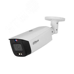 Изображение товара Видеокамера IP уличная 8Мп цилиндрическая ИК-50м/LED-40м PoE с ИИ (2.7-13.5мм) (шт)