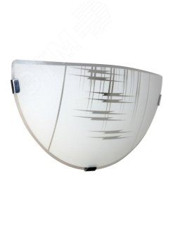 Изображение товара Настенный светильник Элегант 300/2 для интерьера белый стекло и металл