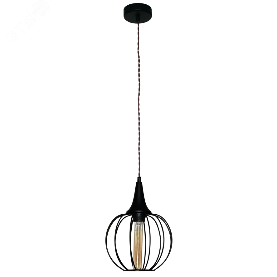 Изображение товара Светильник Форма 211 черн.муар (Плафон Шар) НСБ 01-60-142 Е27 ИУ (шт)