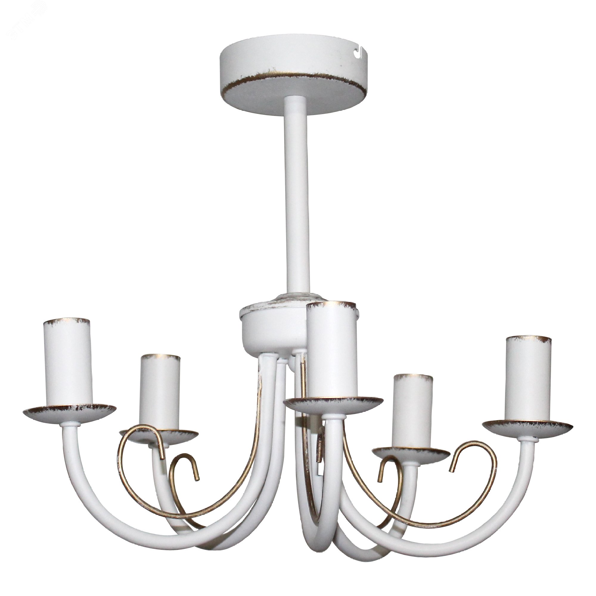 Изображение товара Светильник Элетех Рустика 253 белый патина НСБ 01-5х60-123 Е14