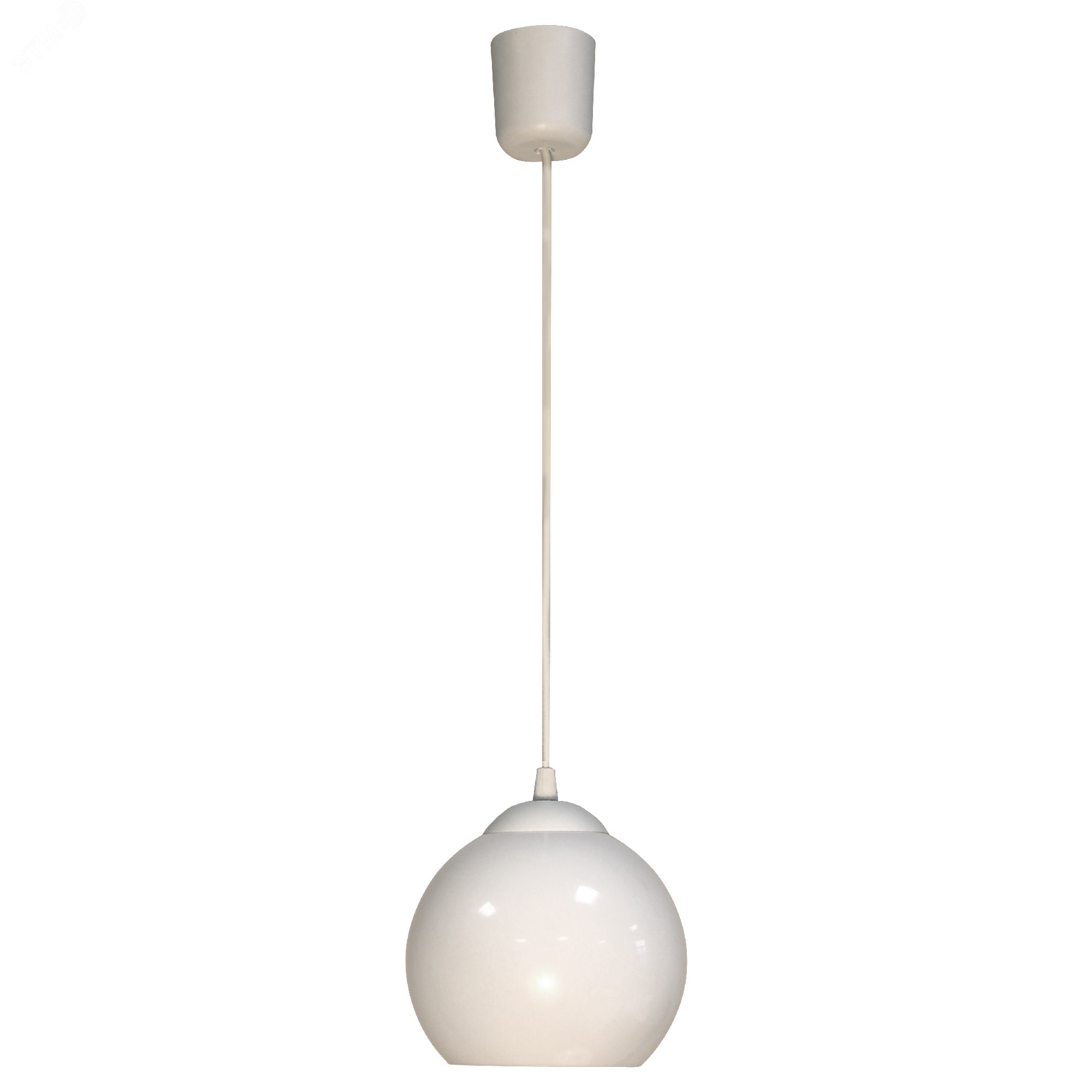 Изображение товара Светильник Люкс 160 НСБ 72-60 М50 пластик белый/шнур белый ИУ (шт)