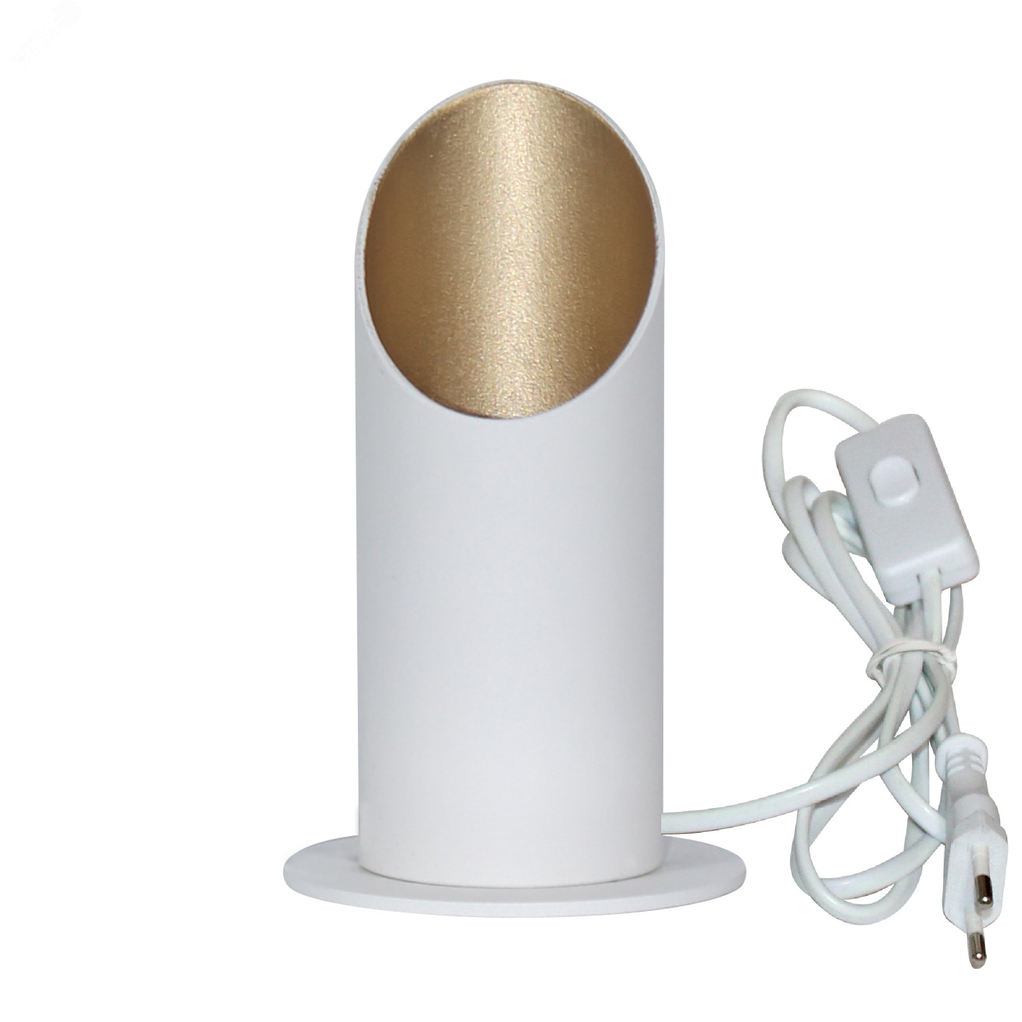 Изображение товара Настольный светильник Соната 150 ННБ 63-60-009 белый золотистый