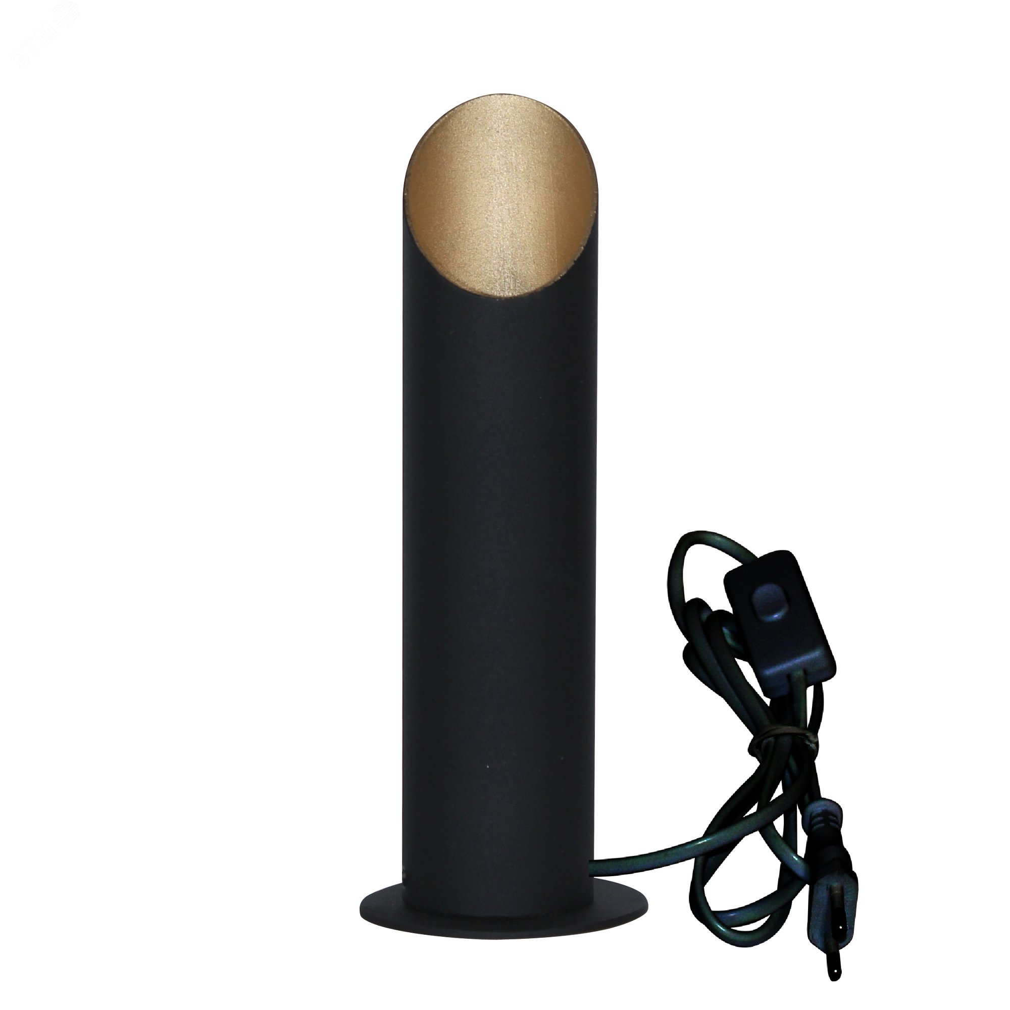 Изображение товара Настольный светильник Соната 250 ННБ 63-60-009 черн.зол./шнур черный