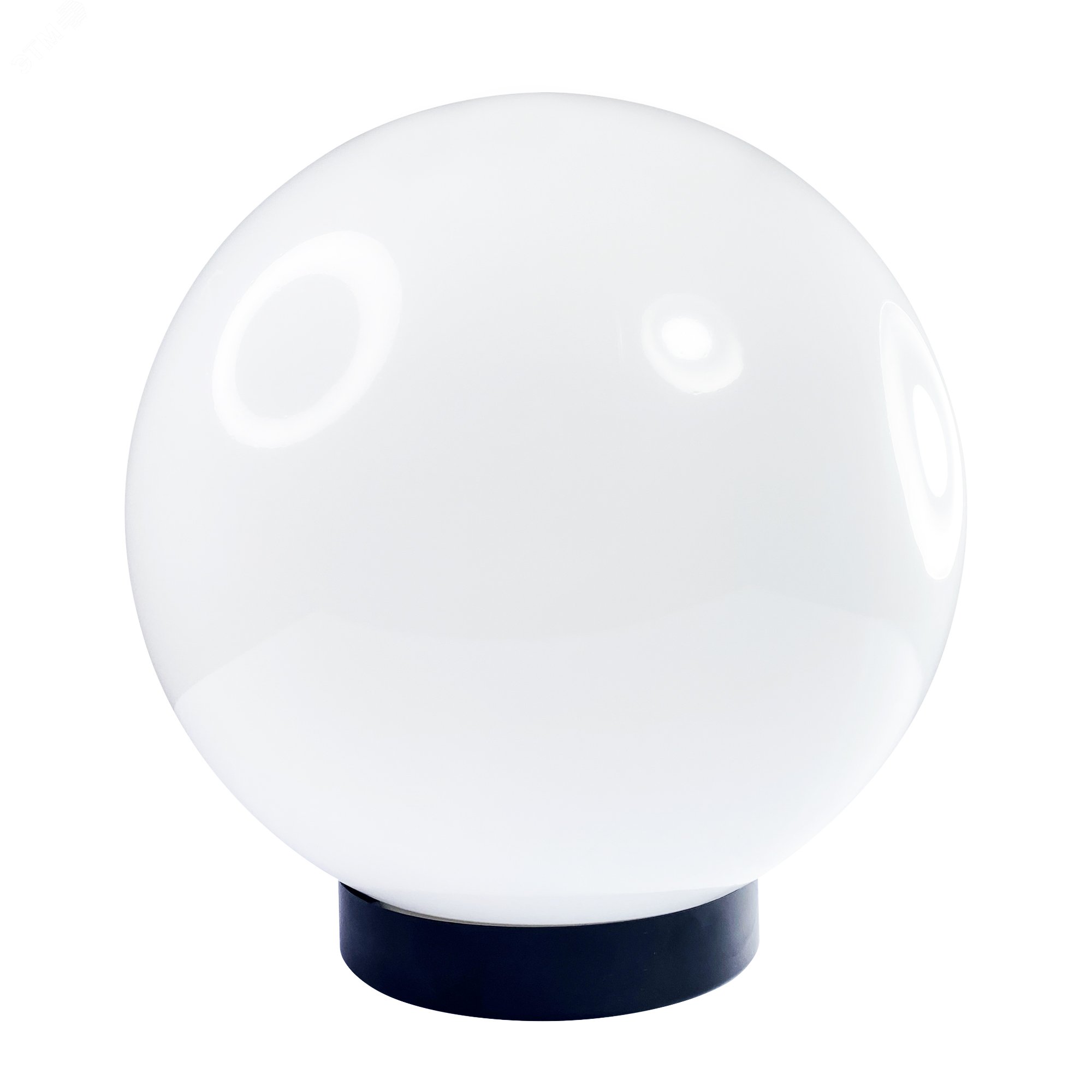 Изображение товара Уличный светильник НТУ-06-75-01 (Шар) d300 опаловый ПММА корпус черный