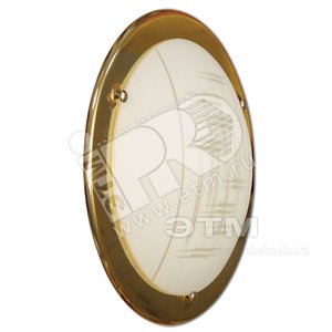 Светильник НПБ 01-60-126 М03 Элегант 250 матовый белый /корпус золото индивидуальная упаковка