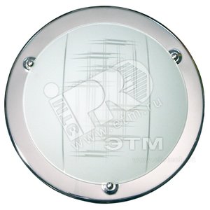 Светильник НПБ 01-60-126 М03 Элегант 250 матовый белый /корпус хром индивидуальная упаковка С