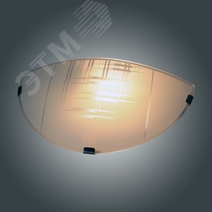 Светильник НББ-21-60 М19 Элегант 300/2 матовый белый /клипсы штамп металлик индивидуальная упаковка 1005205662 Элетех - 5