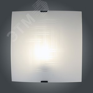 Светильник НПБ-09-60-003 М83 Элегант матовый белый клипсы штамп металлик ИУ 1005205729 Элетех - 5