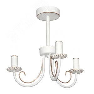 Изображение товара Светильник Рустика 133 белый патина НСБ 01-3х60-144 Е14 ИУ (шт)