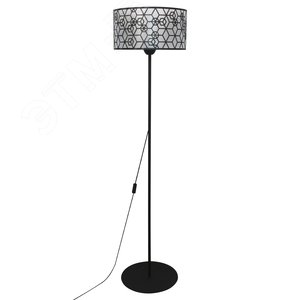 Изображение товара Светильник Нордика ННБ 63-60-021 черн.муар /шнур черн. напольный - торшер (упак)