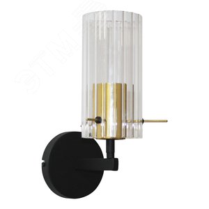 Изображение товара Светильник Эсми 511 черн.зол. (Плафон 0015) НББ 01-60-180 Е27 настенный (упак)