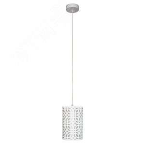 Изображение товара Светильник Амина 211 белый муар НСБ 01-60-187 Е27 подвесной (упак)