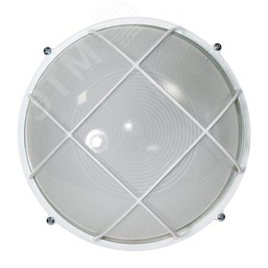 Изображение товара Светильник НПП-03-100-010 IP65 Банник 1102 Круг большой матовый/корпус с решеткой белый (шт)