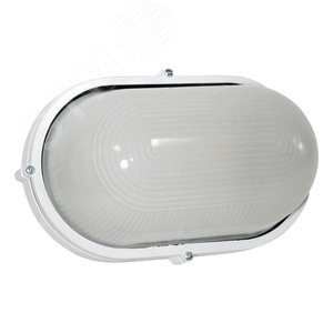 Изображение товара Светильник НПП-03-100-017 IP65 Банник 1201 Овал большой матовый/корпус белый (шт)