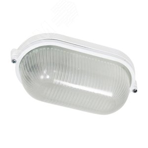 Изображение товара Светильник НПП-03-60-021 IP65 Банник 1401 Овал малый матовый/корпус белый (шт)