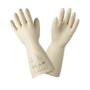 Диэлектрические перчатки Электрософт, материал - натуральный латекс, класс защиты 0, до 1 000 В, длина 36 см, бесшовные, цвет бежевый 2091907 Honeywell