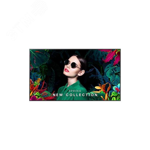 Изображение товара Панель 65'' QM65C LED 8ms 16:9 HDMI M/M матовая 500cd, 3840x2160 4K USB, черный (шт)