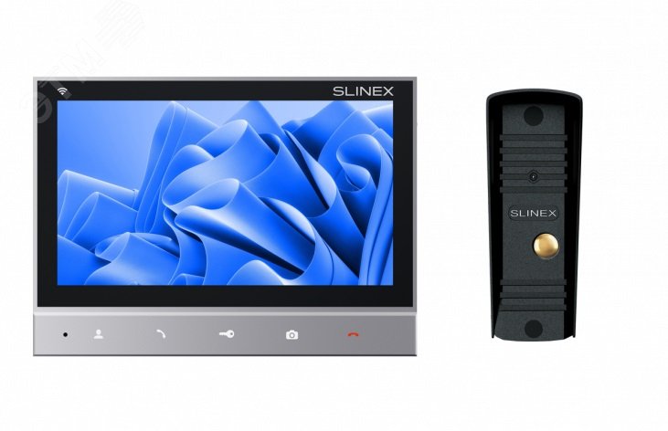 Изображение товара Комплект видеодомофон и вызывная панель 7" цветной монитор CMOS камера