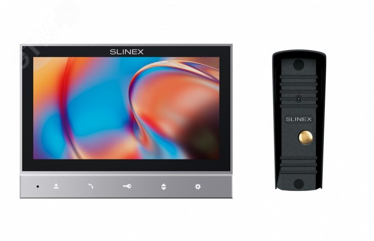 Изображение товара Комплект видеодомофон и вызывная панель (шт)