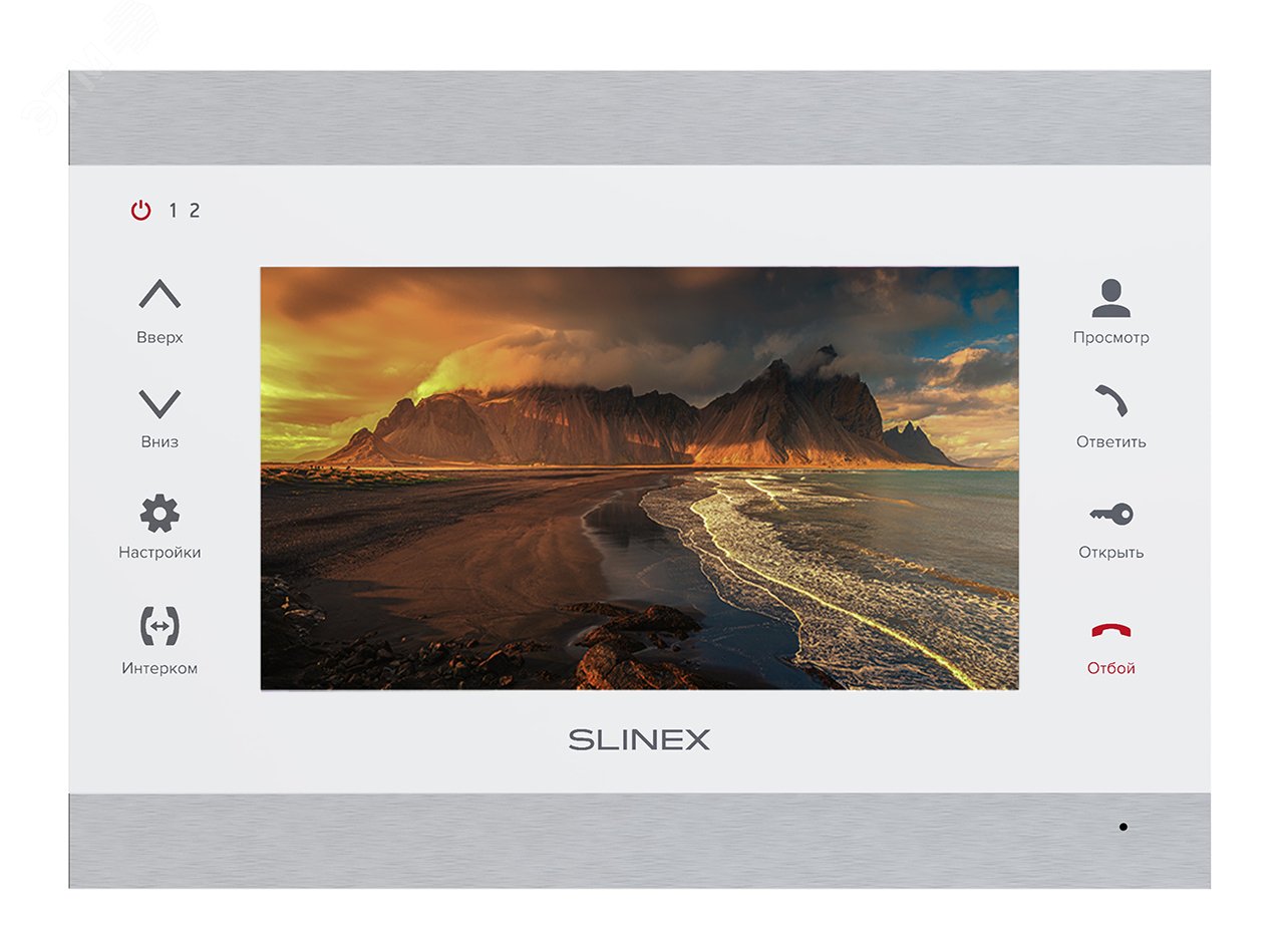 Изображение товара Видеодомофон цветной SL-07IPHD Silver+White (шт)