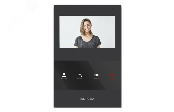 Видеодомофон цветной SQ-04 Black SLINEX SQ-04  Black SLINEX