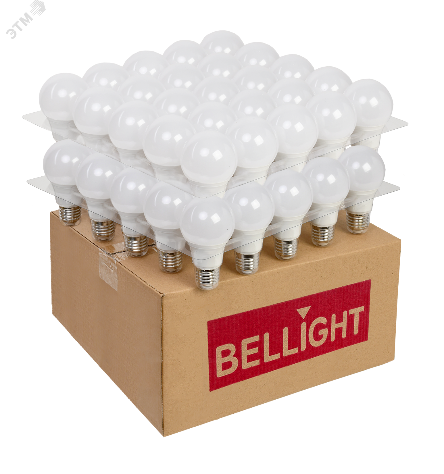 Лампа светодиодная LED-20Вт A60 220V E27 1600Lm 6500К РФ (50 шт./упак.) 44452178 BELLIGHT