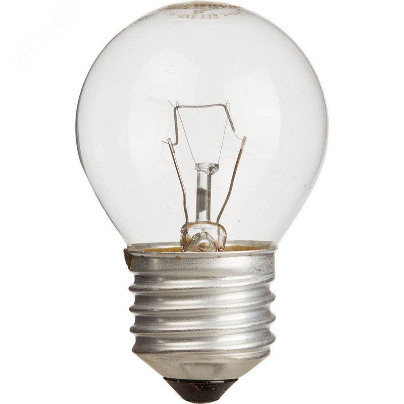 Лампа накаливания декоративная ДШ 40Вт 230В Е27 (шар) цветная упаковка BELLIGHT