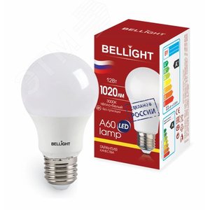 Лампа светодиодная LED 12Вт Е27 220 3000К 1020Лм Bellight