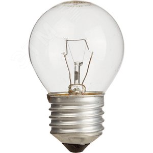 Лампа накаливания декоративная ДШ 40Вт 230В Е27 (шар) цветная упаковка