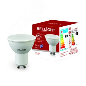 Лампа светодиодная LED 6Вт 4000K 520Лм GU10
