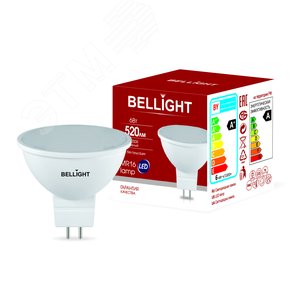 Лампа светодиодная LED 6Вт 4000K 520Лм MR16 Bellight BELLIGHT