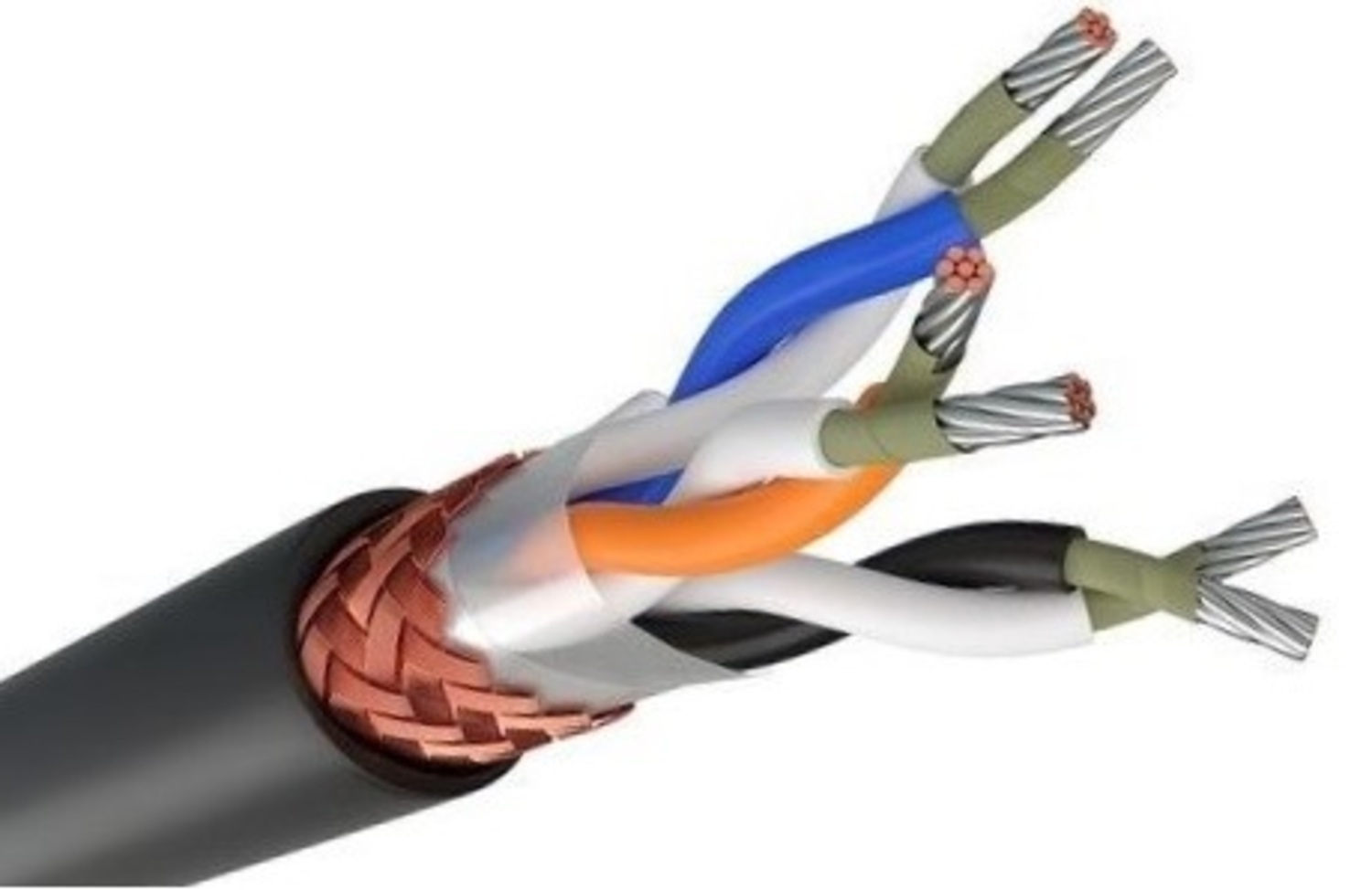 Кабель монтажный МКЭШВнг(А)-FRLSLTx 3х2х0,35 барабан ТРТС