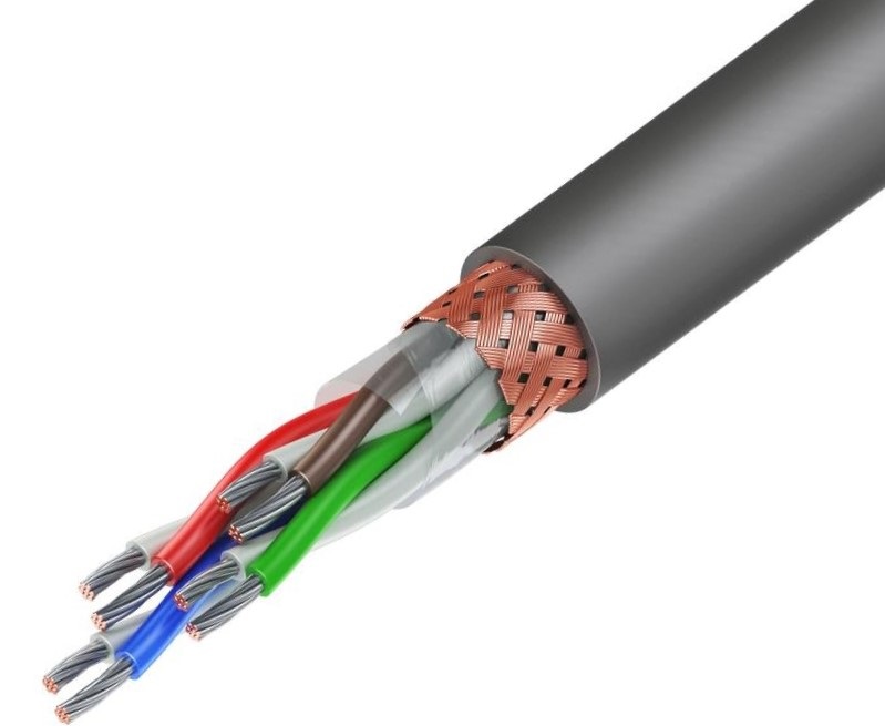 Кабель монтажный МКЭШВнг(А)-LSLTx 4х2х0,5 барабан ТРТС