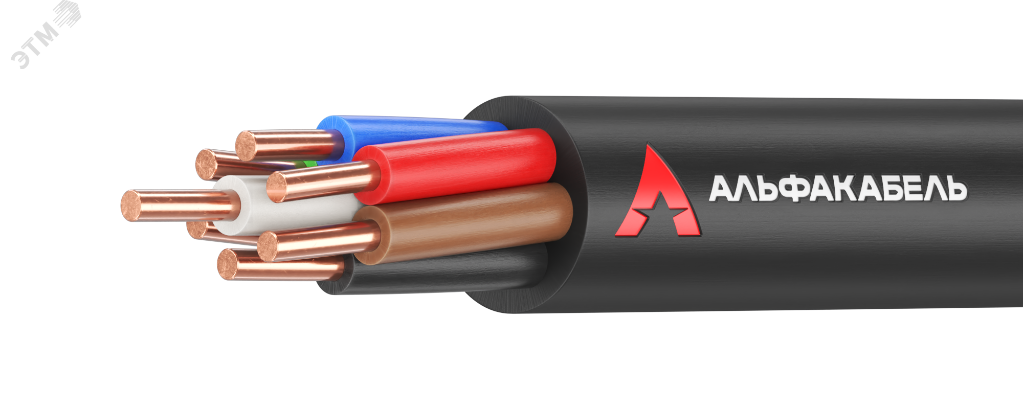Изображение товара Кабель контрольный КВВГнг(А)-LS 5х1 ТРТС не распространяет горение низкое дымовыделение