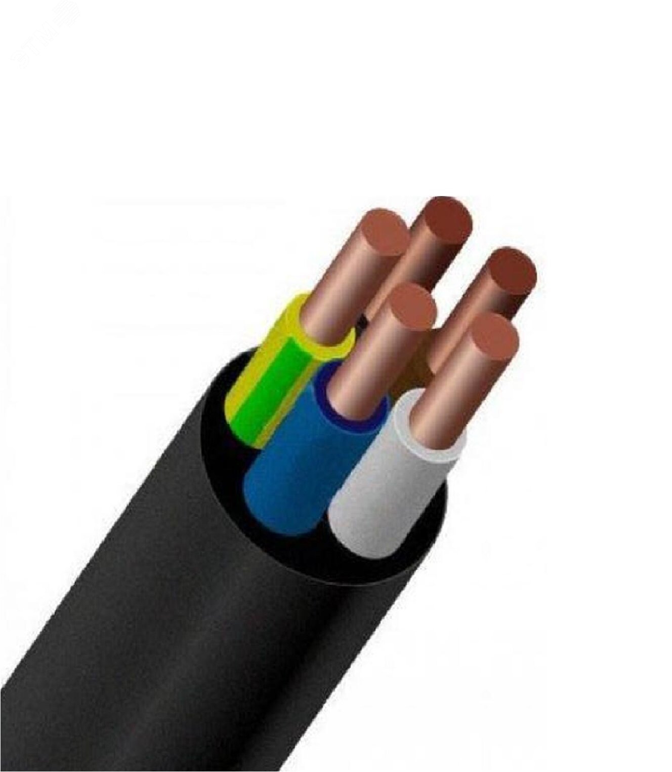 Изображение товара Кабель контрольный КВВГнг(А)-LS 5х0.75 ТРТС монтажный для безопасных электросетей