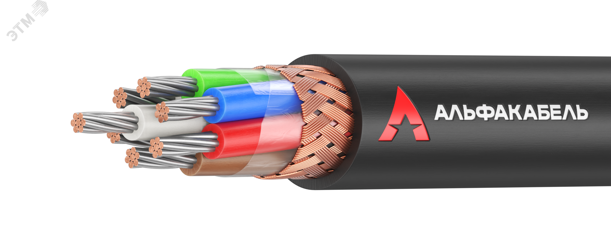 Изображение товара Провод монтажный МКЭШнг(А)-LS 7х0.5 ТРТС медный кабель для монтажа