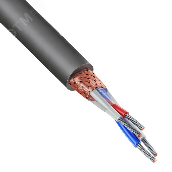 Изображение товара Монтажный кабель МКЭШнг-A-LS 4x1.5, медь, изоляция ПВХ, 500 В, Россия