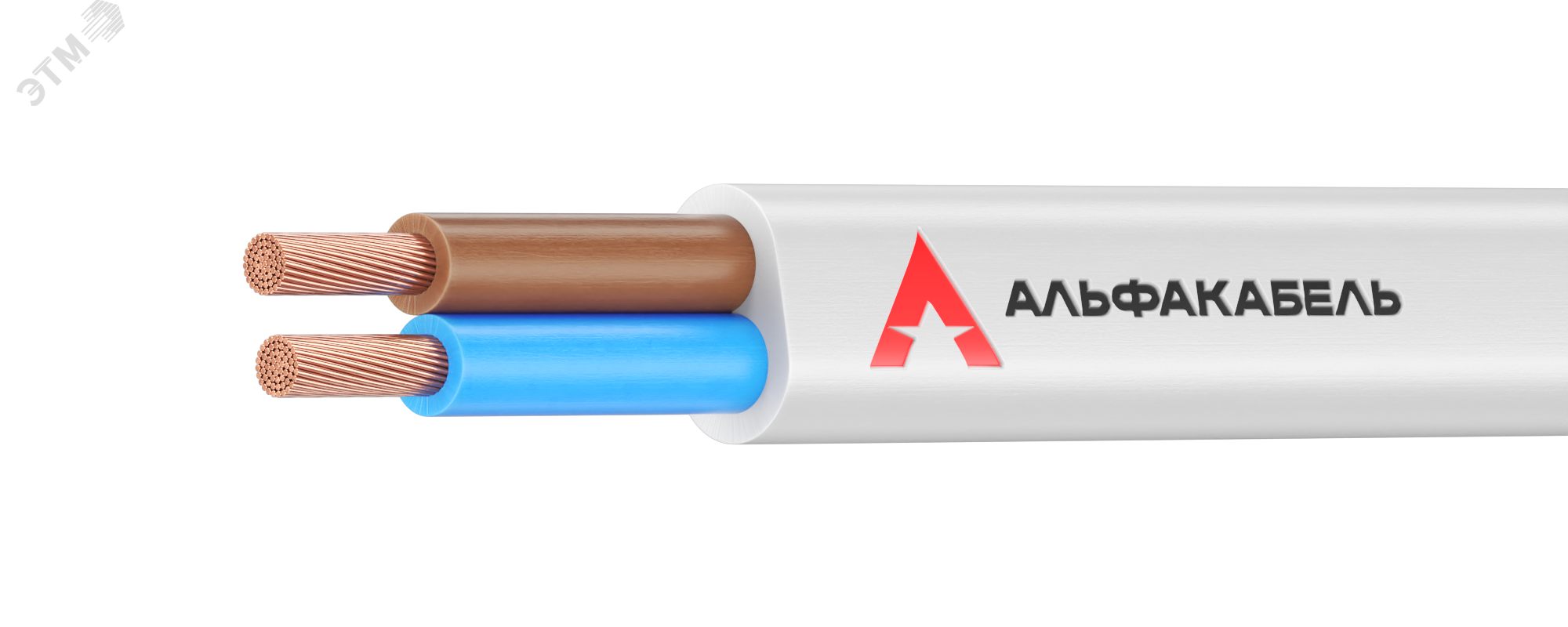 Изображение товара Провод ШВВП 2х0.5б ТРТС (м)