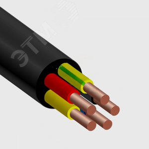 Кабель силовой ВВГнг(А)-FRLS 5х6-0,660 бух ТРТС - фото 1