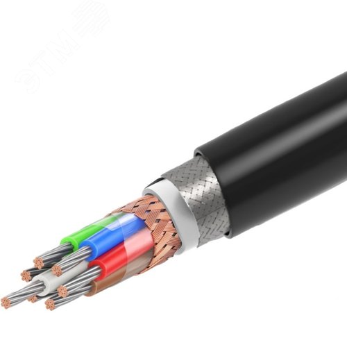 Кабель монтажный МКЭКШВУнг(А)-LS                  2х2х1,0(бар)(А)ТРТС - фото 1