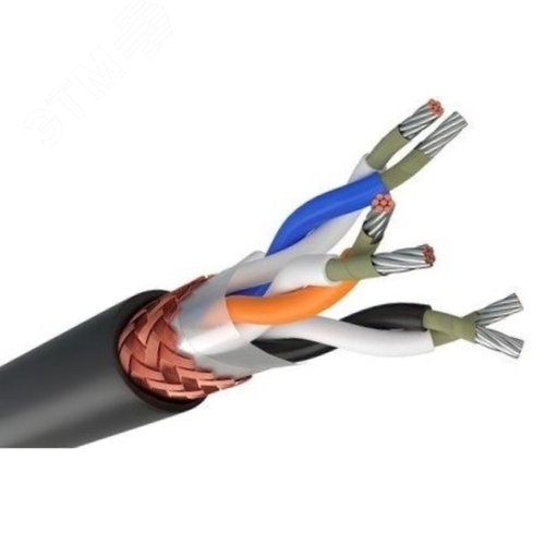 Кабель монтажный МКЭШВнг(А)-FRLS 3х2х0,5 барабан ТРТС - фото 1