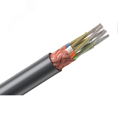 Кабель монтажный МКЭШВнг(А)-FRLS 8х2х0,75 барабан ТРТС - фото 1