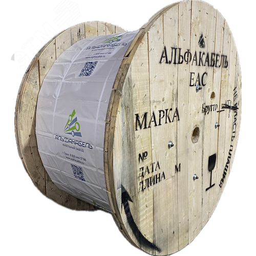 Кабель монтажный МКЭШВнг(А)-LSLTx 2х2х1,5 барабан ТРТС - фото 2