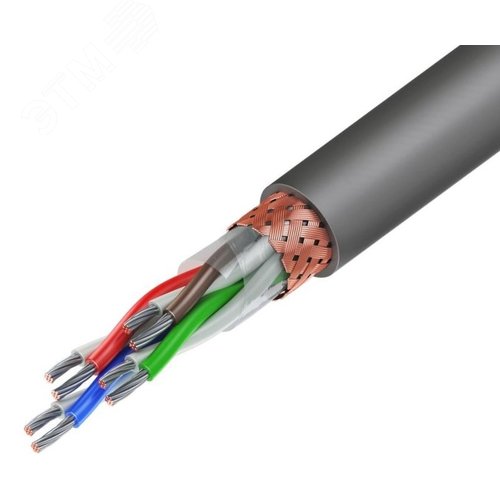 Кабель монтажный МКЭШВнг(А)-LSLTx 4х2х1 барабан ТРТС - фото 1